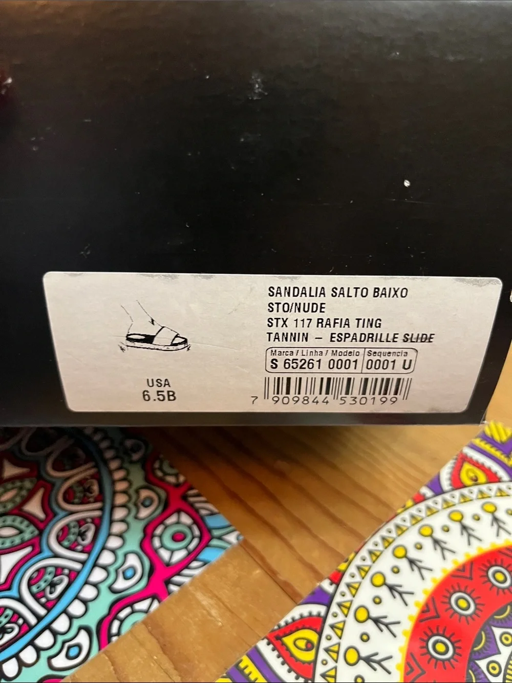 NEW Aqua Rafia Espadrille Slide Womens size US 6.5